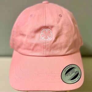 The Classics Yupoong Cap Adjustable Strap 100% Cotton Pink. NWOT, Flower